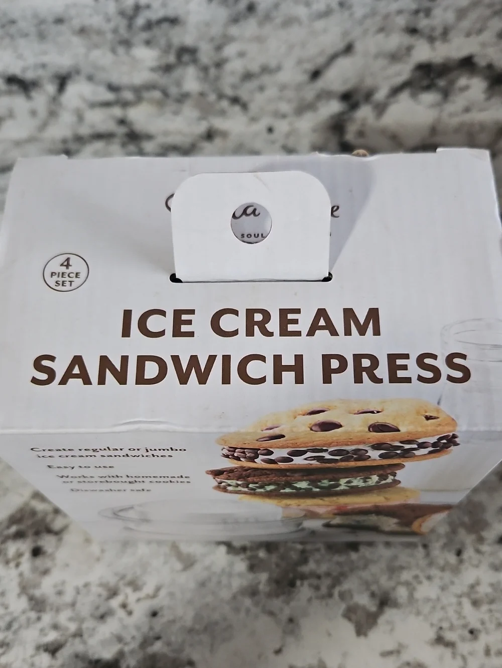 Sur La Table Ice Cream Sandwich Press NWOT